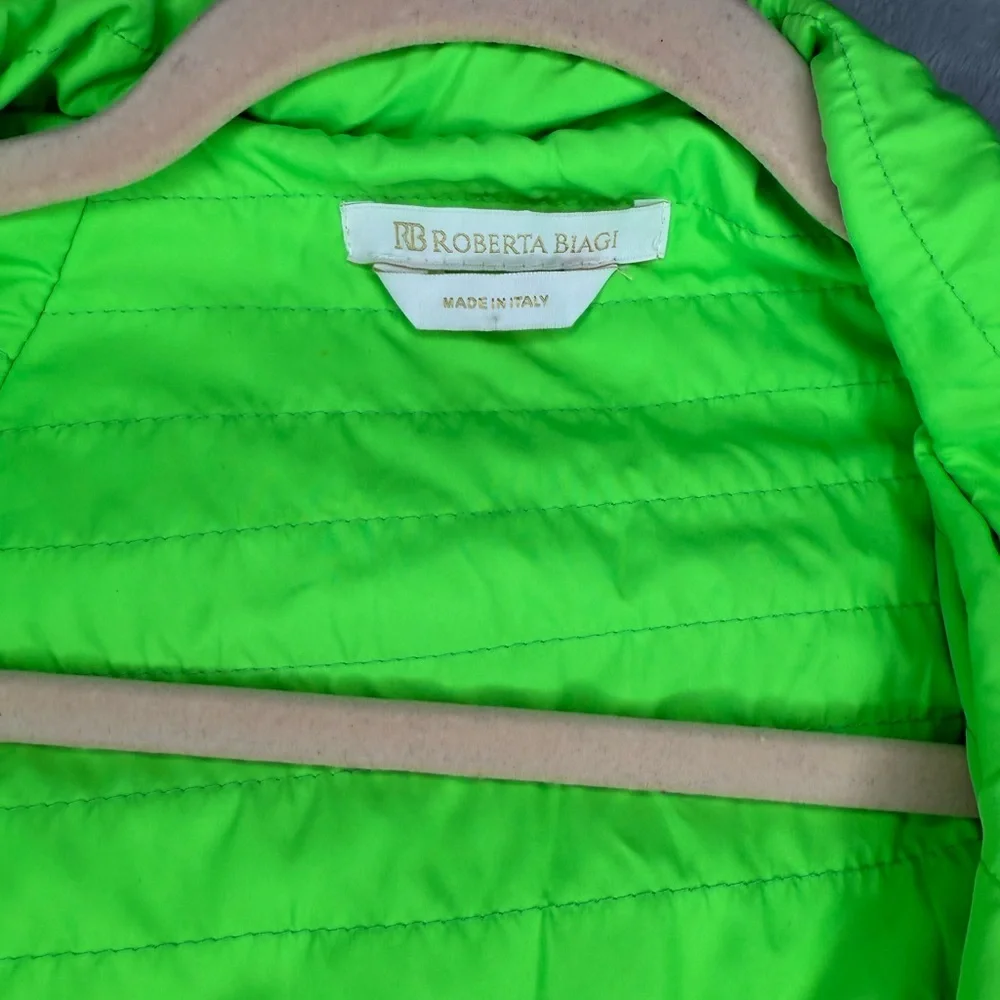Roberta Biagi Neon Green Jacket - Picture 3 of 10